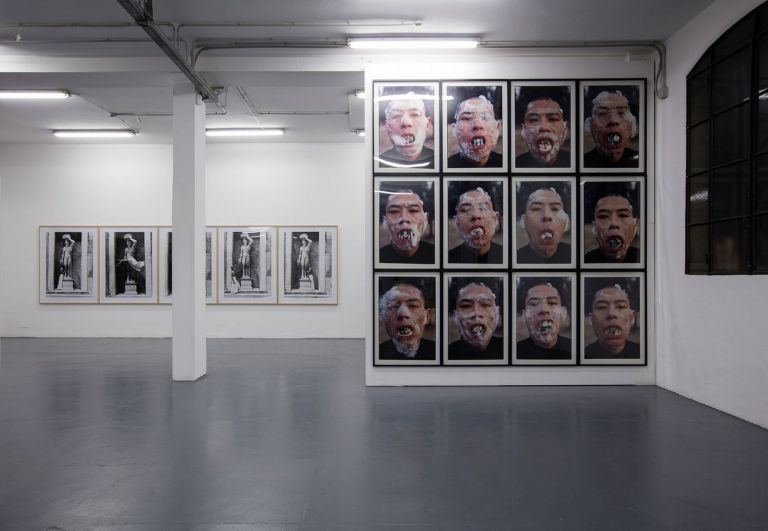 Zhang Huan. The Body as Language. Installation view at Galleria Giampaolo Abbondio, Milano 2020. Photo credits Antonio Maniscalco