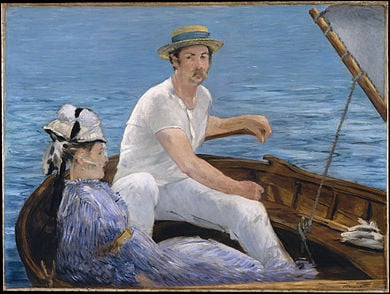 Manet, In barca ad Argeteuil