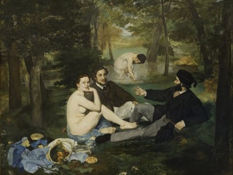 Manet- Colazione sull'erba