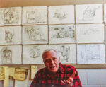 Guston in his studio, 1980 Photo: Sidney Felsen, Gemini G.E.L.