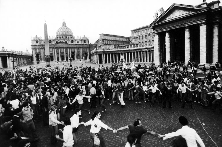 Manifestazione a favore dell'aborto, Roma 1975 ca.