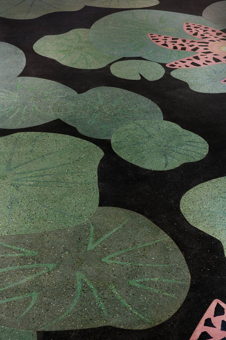 Un particolare del pavimento. Courtesy Roarc Renew