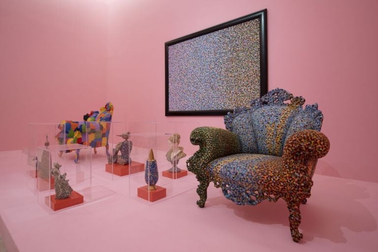 Alessandro Mendini. Piccole fantasie quotidiane, exhibition view at Madre, Napoli 2020. Photo Amedeo Benestante