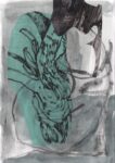 Anna Marzuttini, Radici, 2019, tecnica mista su carta, 29,7 x 21 cm