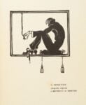 Benvenuto Disertori, Il pensatore, 1909, xilografia, cm 29,5x21