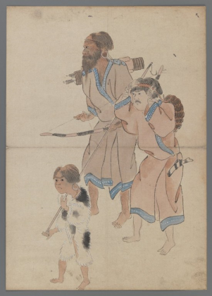 Cacciatori Ainu, XIX Secolo. Brooklyn Museum, New York