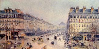 Camille Pissarro, Avenue de l'Opera, 1898. Musée des Beaux Arts, Reims