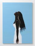 Delphine Desane, I’ll open my sun filled heart to you, 2020, acrylic on canvas, 121.9x91.4 cm. Courtesy the artist and Luce Gallery, Torino. Photo Andrea Ferrari