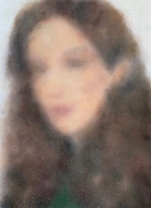 Eliana Marinari, My ra, 2020, tecnica mista su carta su tavola