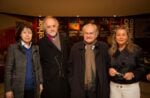 Gabriele Detterer, Maurizio Nannucci, Jannis Kounellis, Annamaria Maggi, Piccolo Teatro d'Europa, Milano, 2015. Photo courtesy Galleria Fumagalli