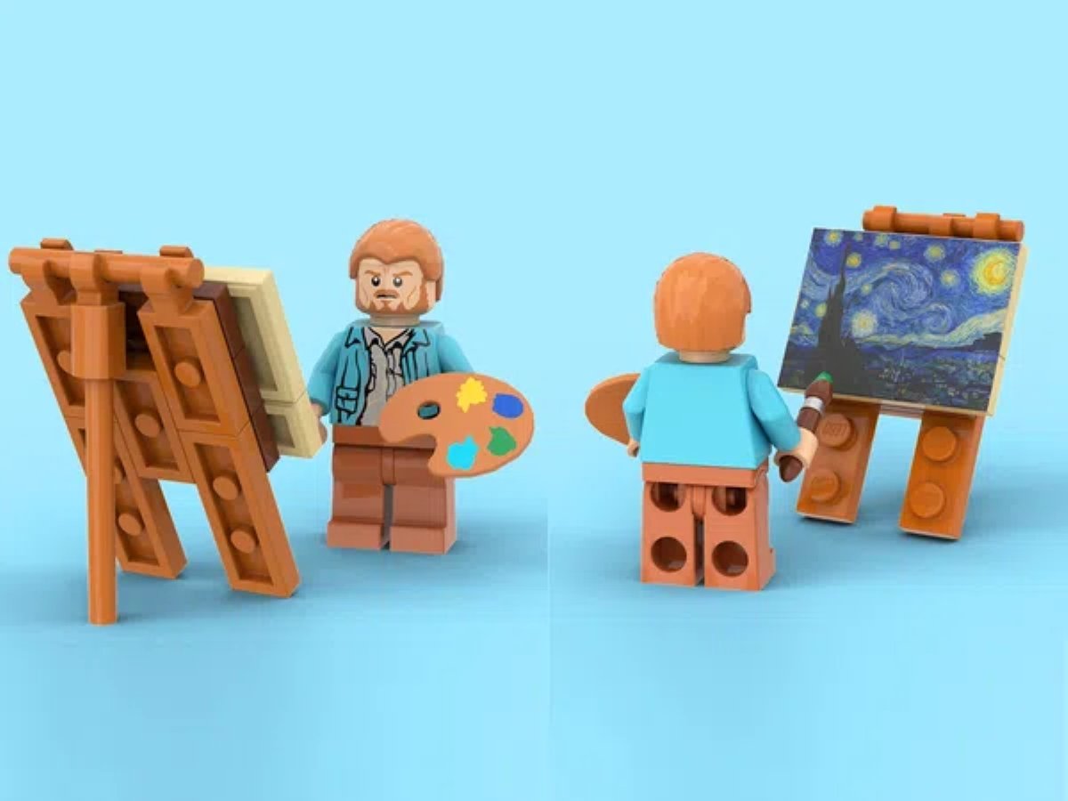 Notte stellata di van Gogh by Lego