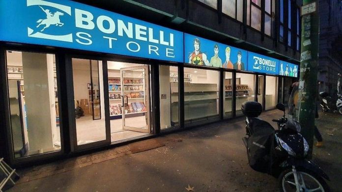 L’entrata del Bonelli Store a Milano