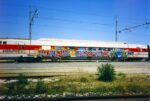 Longe, Chob, Oida 257 WMN Crew, Pendolino, Bologna 1996. Photo courtesy of the artists