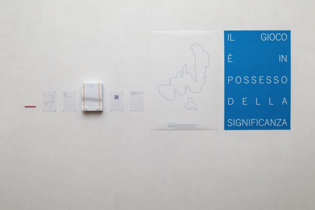 Teresa Gargiulo. Come disegnare un'isola. Exhibition view at Galleria Tiziana Di Caro, Napoli 2021. Photo Danilo Donzelli