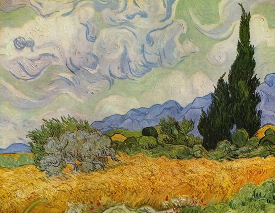 Vincent van Gogh, Campo di grano con cipressi