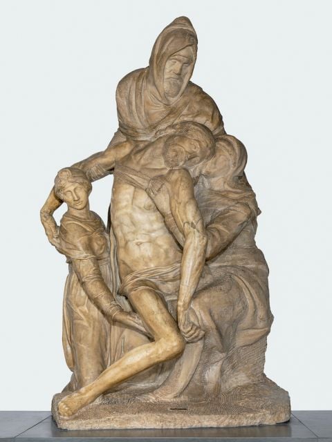 Pietà di Michelangelo detta Pietà Bandini o dell’Opera del Duomo, PARTICOLARE DEL VOLTO, Museo dell’Opera del Duomo, Firenze Courtesy: Opera di Santa Maria del Fiore, foto Alena Fialová