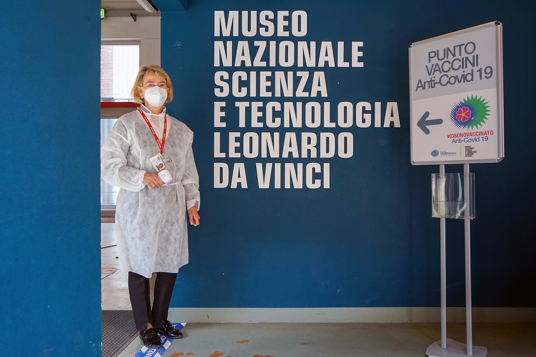 Vaccinazione Museo della Scienza Leonardo Da Vinci Milano @ElenaGalimberti
