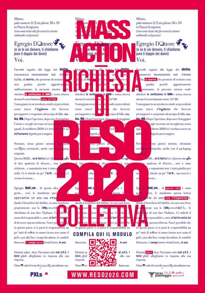 Reso2020, l’azione artistica di PXLs