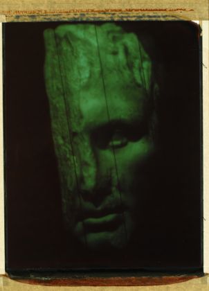 Paolo Gioli Dalla serie Luminiscenti, 2007, Polaroid 20 x 25 cm, applicata su carta da disegno