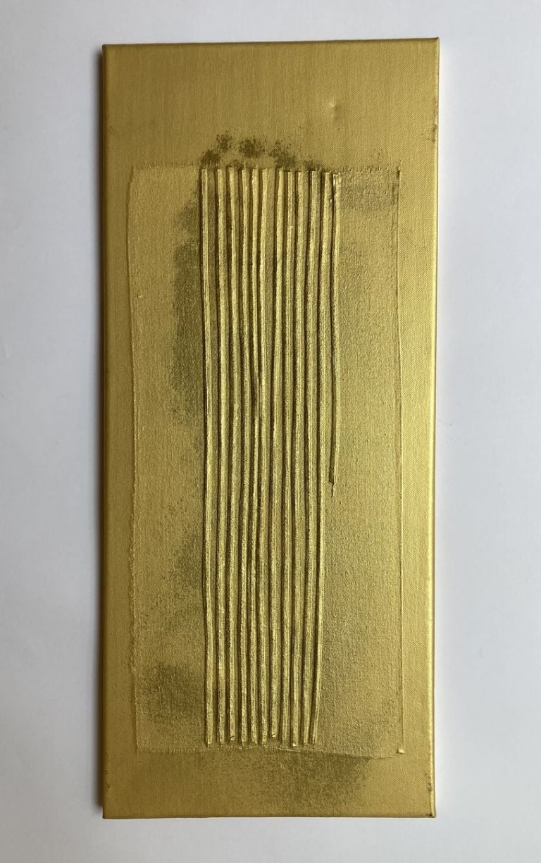 Annamaria Sacconi, Pioggia d'oro, 2020, cm 60x30