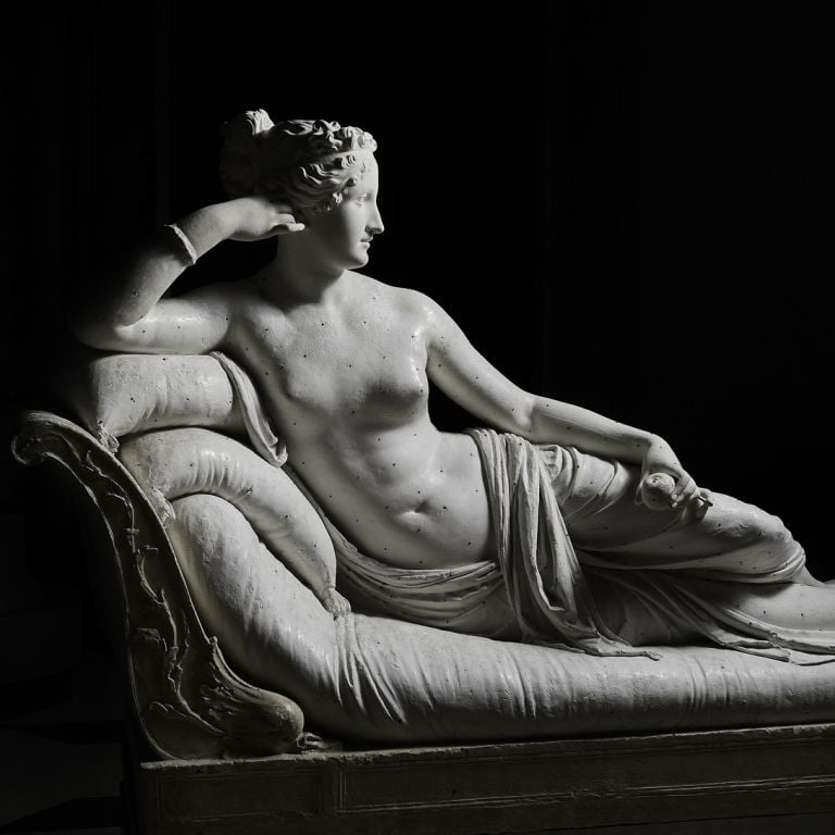 Antonio Canova, Paolina Borghese come Venere Vincitrice, 1804 1808, Gesso, Museo Gypsotheca Antonio Canova, Possagno Ph Lino Zanesco