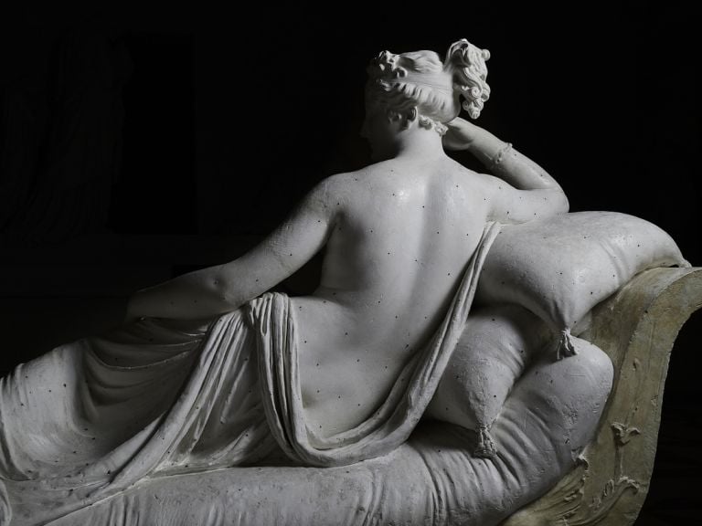 Antonio Canova, Paolina Borghese come Venere Vincitrice, 1804 1808, Gesso, Museo Gypsotheca Antonio Canova, Possagno Ph Lino Zanesco