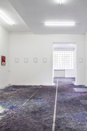 Baldo Diodato | Schirin Kretschmann | Yorgos Stamkopoulos. Cast. Exhibition view at Galleria Mario Iannelli, Roma 2021