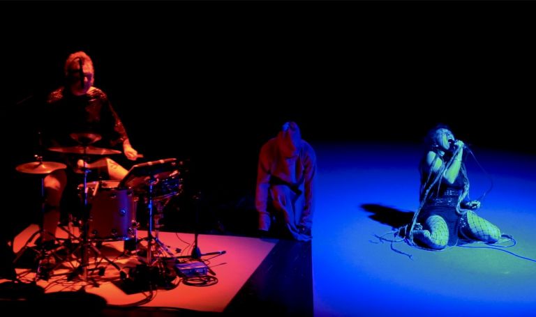 Canto Primo. Miasma Arsura, gruppo nanou + OvO. Ph credits [still video] Claudio Stanghellini