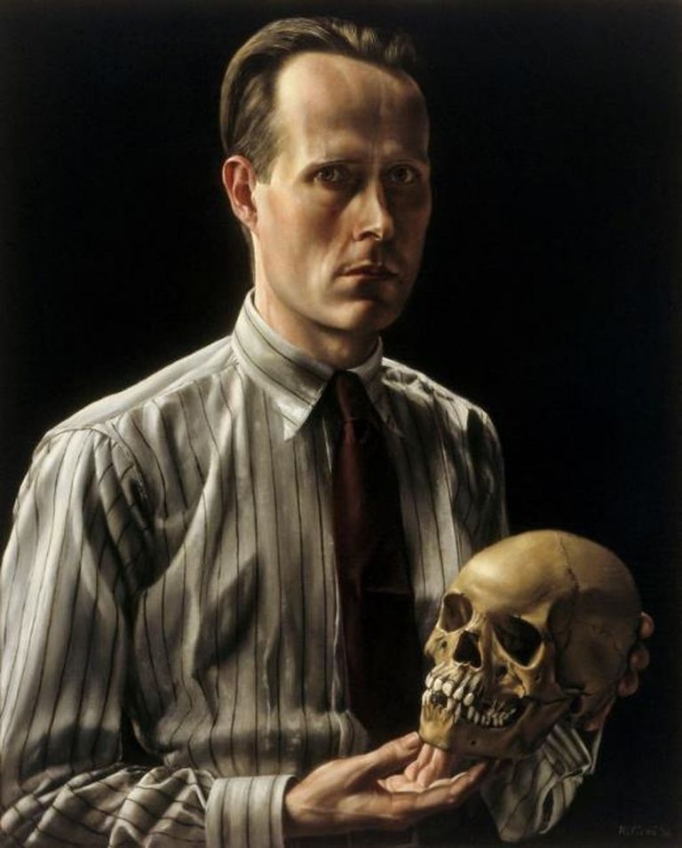 Carel Willink, Autoritratto con teschio, 1936