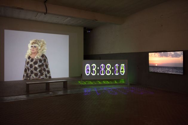 Charles Atlas, The Waning of Justice, 2015. Installation view at ICA, Milano 2021. Photo Filippo Armellin