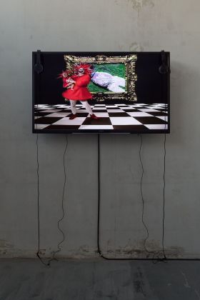 Charles Atlas. Ominous, Glamorous, Momentous, Ridiculous. Installation view at ICA, Milano 2021. Photo Filippo Armellin