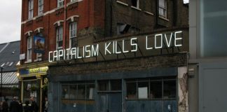 Claire Fontaine, Capitalism Kills (Love), 2011