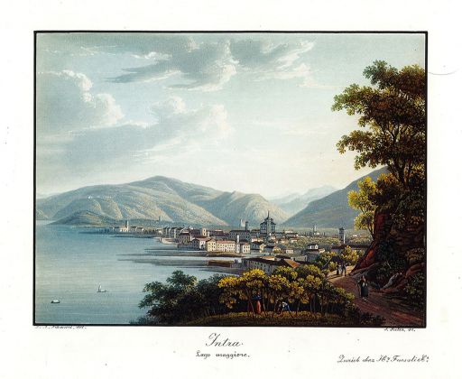 David Alois Schmied, Intra Lago Maggiore, 1830, incisione all’acquatinta