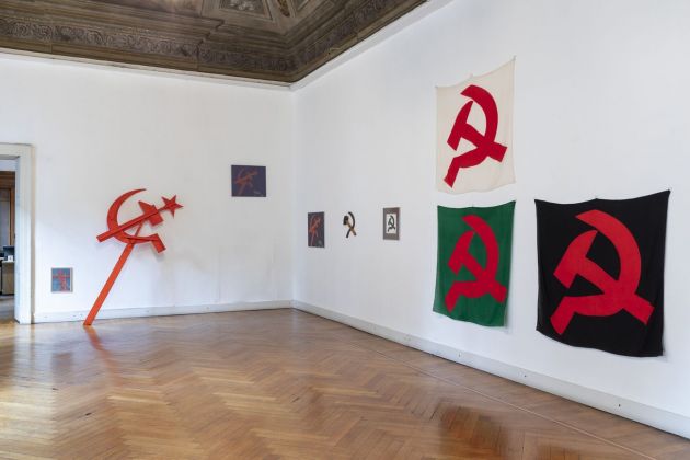 Enzo Mari. Falce e martello. Exhibition view at Galleria Milano, Milano 2020