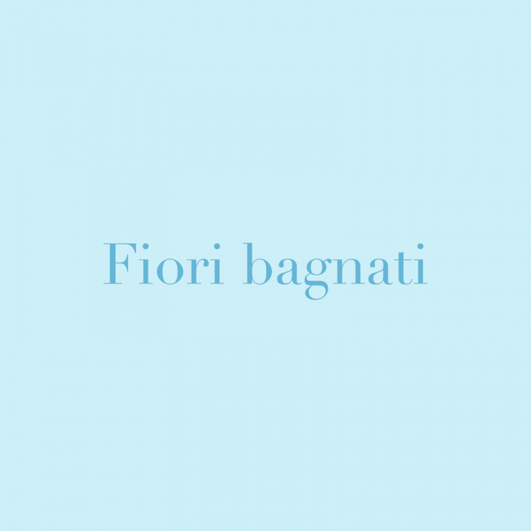 Sous la plage: Fiori bagnati