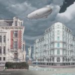Frans de Heer, The Zeppelin, ispirato al dipinto di Carel Willink, 2021, fonte Instagram