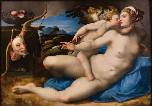 Hendrik van der Broeck, Venere e Amore, 1550 70. Museo e Real Bosco di Capodimonte, Napoli