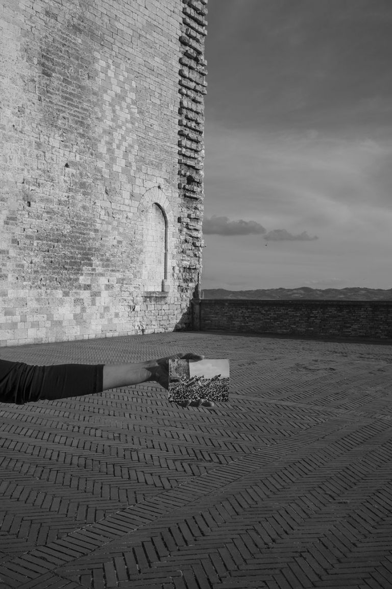 Ilaria Ferretti, Gubbio, Festa dei Ceri, Piazza Grande, 15 maggio 2020: alzata dei ceri