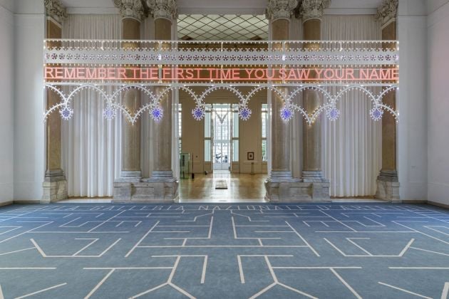 Io dico Io – I say I. Installation view at Galleria Nazionale d’Arte Moderna e Contemporanea, Roma 2021. Photo Alessandro Garofalo