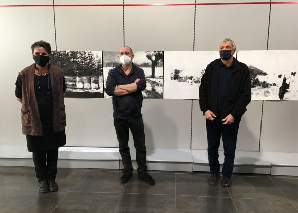 Luisa Valentini, Paolo Leonardo, Don Ciotti, photo Binaria