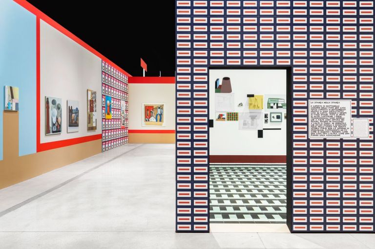 Nathalie Du Pasquier. Campo di Marte. Exhibition view at MACRO, Roma 2021. Courtesy l’artista. Photo credit Agnese Bedini e Melania Dalle Grave di DSL Studio