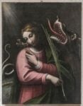 Orsola Maddalena Caccia, Santa Margherita di Antiochia, metà XVII sec.. Santuario della Beata Vergine Maria delle Grazie, Curtatone (MN)