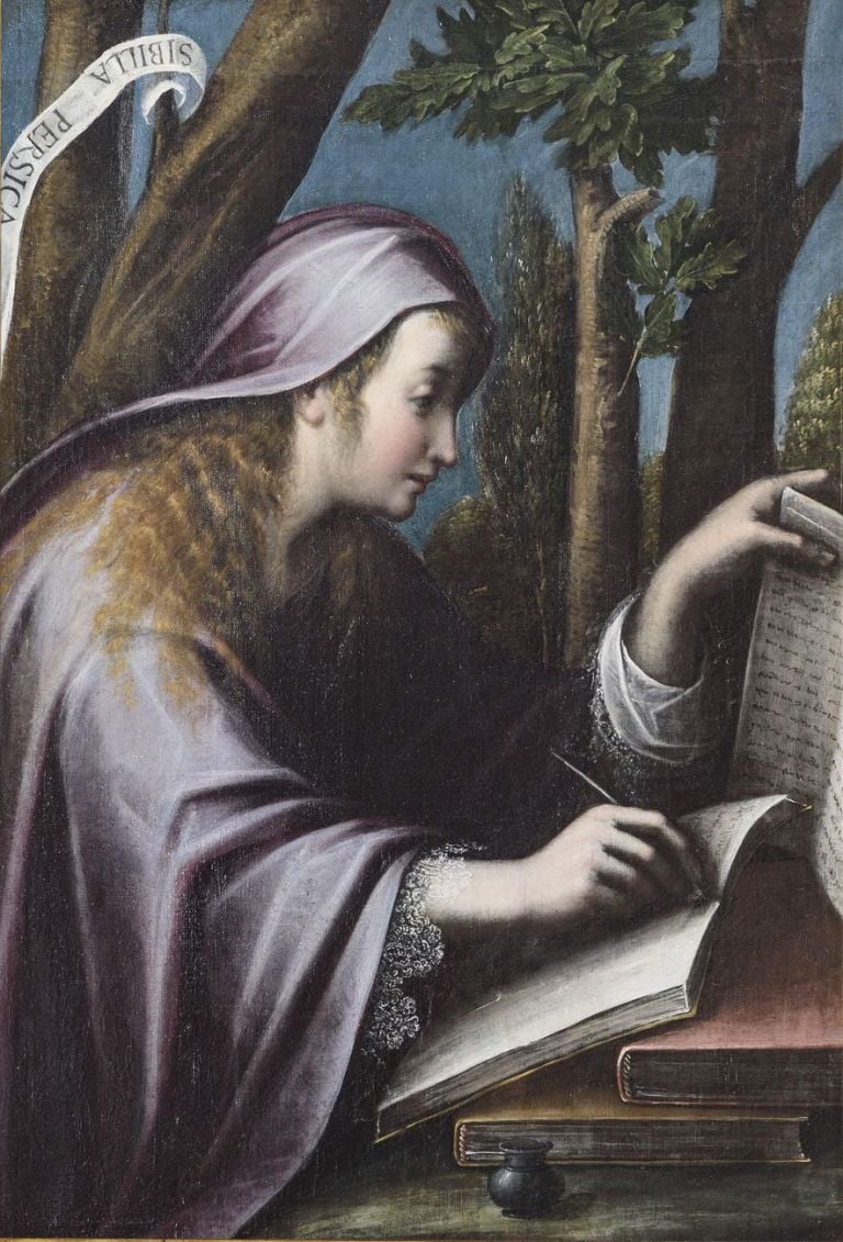Orsola Maddalena Caccia, Sibilla Persica, quinto decennio del XVII sec.. Collezione Fondazione Cassa di Risparmio di Asti