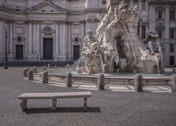 Roma città chiusa, progetto fotografico di Anton Giulio Onofri - Piazza Navona