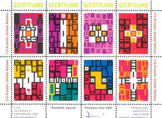 Piermario Ciani, Mandallah augurali, stamps, 2003