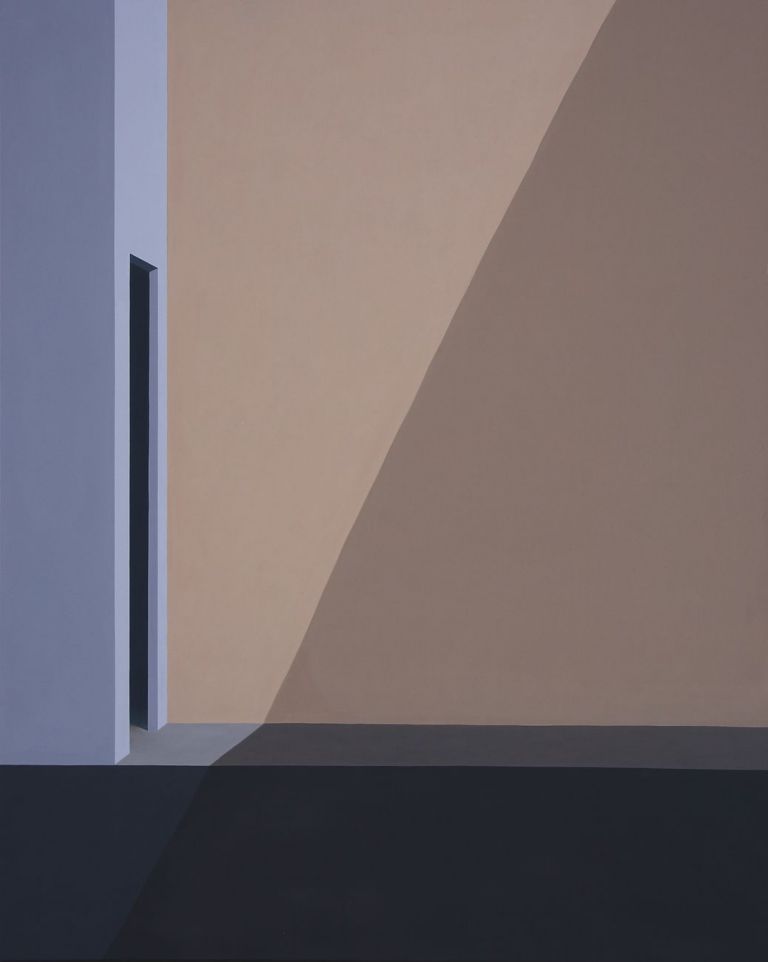 Pierpaolo Curti, Gangway, 2016, tecnica mista su tela, 160x200 cm