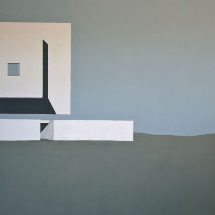 Pierpaolo Curti, The Eye, 2010, tecnica mista su tela, 200x200 cm