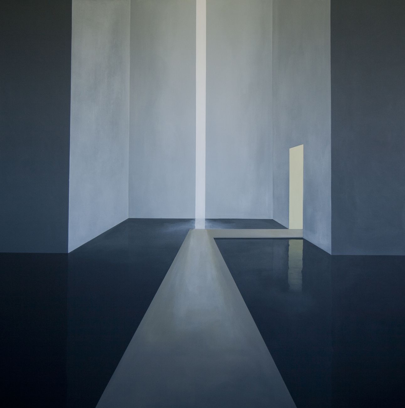 Pierpaolo Curti, Variation of the Theme, 2014, tecnica mista su tela, 160x160 cm