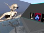 Second Life Art 2006-2012. Craft World, Uqbar Sim, 2021. Del May