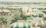 Sharjah Expo Centre (aerial view), site of first Sharjah Biennial, 1993